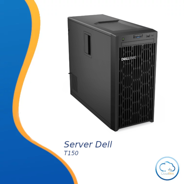 servidor dell poweredge t150, intel xeon e-2336, 16gb ddr4, 128gb, 2tb, 3.5", tower 4u - no sistema operativo instalado